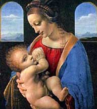 Leonardo da Vinc." Madonna Litta"