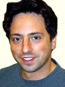 Сергей Брин в Калифорнийском университете в Берклипо курсу «Search Engines», (конец февраля 2005 года)