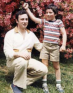 Сергей Брин в молодости с отцом