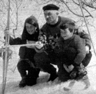 Кантемир Карамзин с отцом и сестрой в детстве