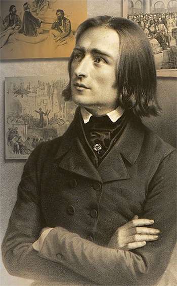    (Franz Liszt in his youth)
