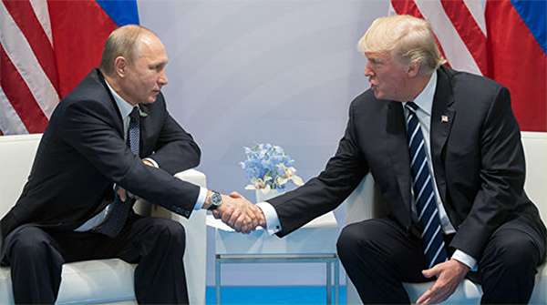 Владимир Путин и Дональд Трамп (Vladimir Putin and Donald Trump)