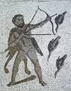 Геракл и Стимфалийские птицы - мозайка